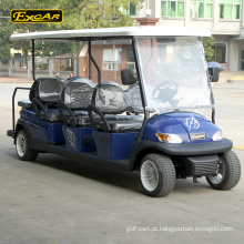 Excar 8 assentos elétrico carrinho de golfe 48 V Trojan Bateria carro de golfe elétrico buggy